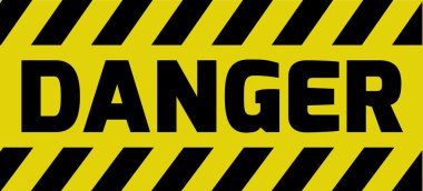 Tehlike işareti sarı çizgili