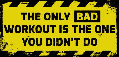 Kötü egzersiz işareti