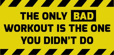 Kötü egzersiz işareti