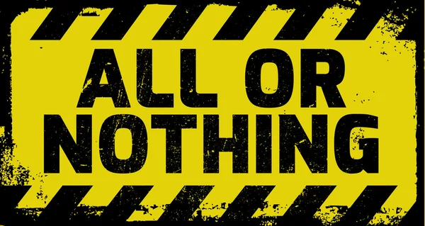 Ya hep ya hiç işareti