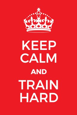 Sakin tutun ve sert poster tren