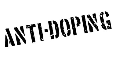 Anti-Doping rubber stamp clipart
