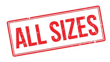 Tüm boyutları lastik damgası beyaz