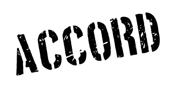 Sello de goma Accord — Vector de stock