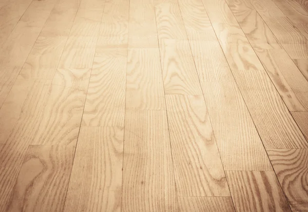 Suelo de parquet marrón, textura de madera con tablones de perspectiva —  Fotos de Stock