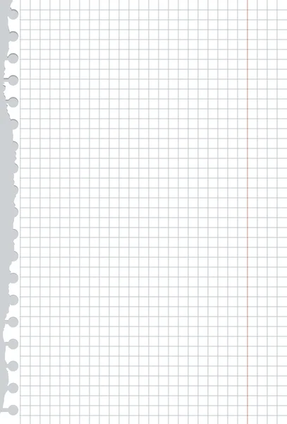 Le papier carré blanc déchiré pour ordinateur portable est sur une surface ou un fond de table gris — Image vectorielle