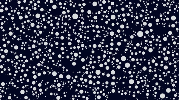 Kusursuz desen, koyu mavi gökyüzünde yuvarlak yıldızlı arka plan. Vektör illüstrasyonu