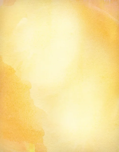 Αφηρημένη ανοιχτό πορτοκαλί φόντο ακουαρέλα — Φωτογραφία Αρχείου