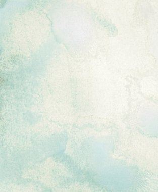 ve gökyüzü mavi suluboya bulut.