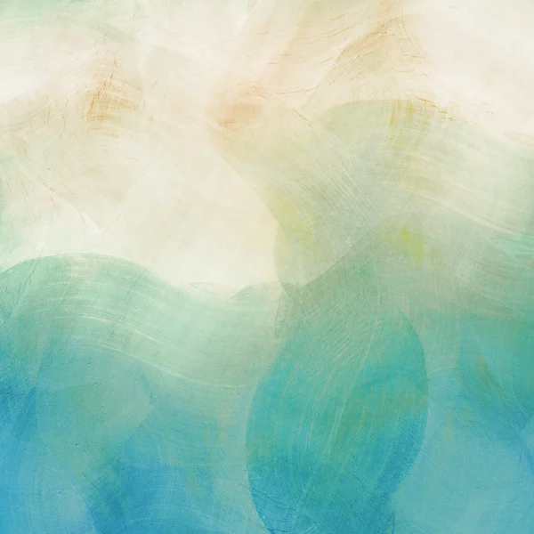 Light blue painted watercolor background — Stock Photo, Image