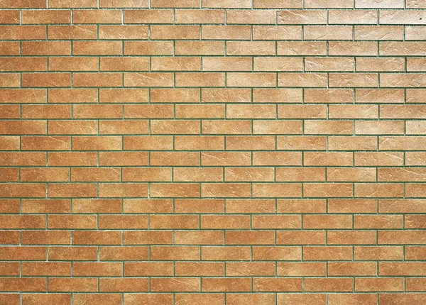 Nova textura da parede marrom tijolo — Fotografia de Stock