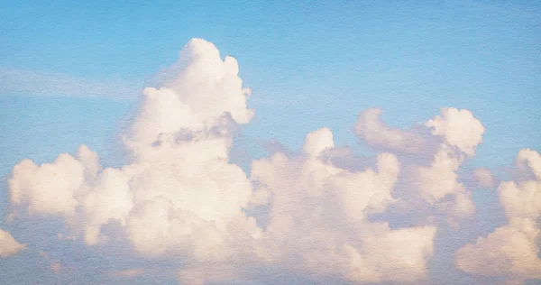 ビンテージ雲と空の背景. — ストック写真