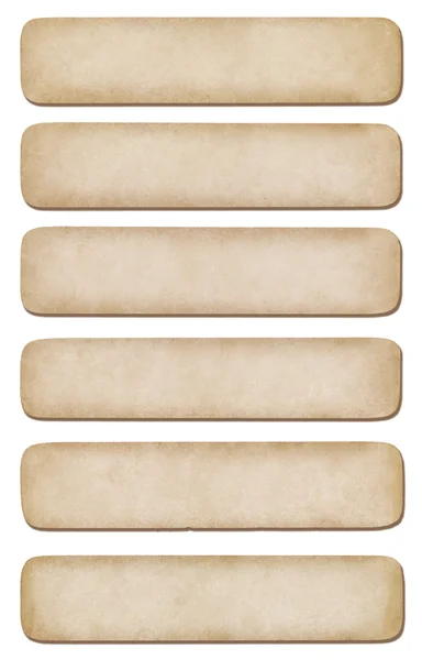 Set of different paper for notes — Stock Photo, Image