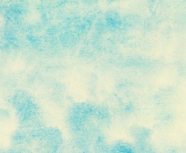 ve gökyüzü mavi suluboya bulut.