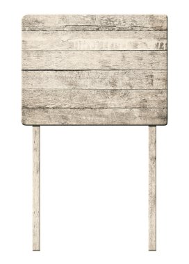 eski yıpranmış ahşap işareti