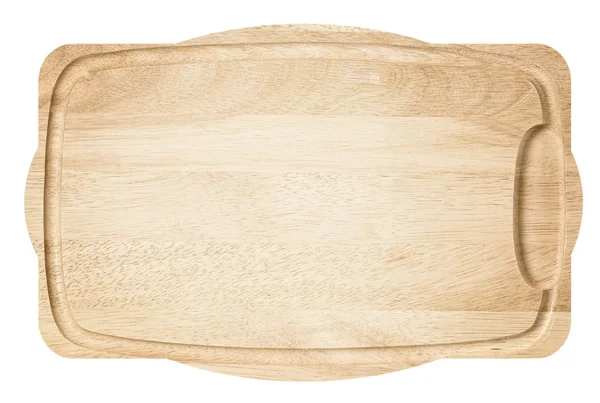 Brown light wooden cutting board. — Stock Photo, Image