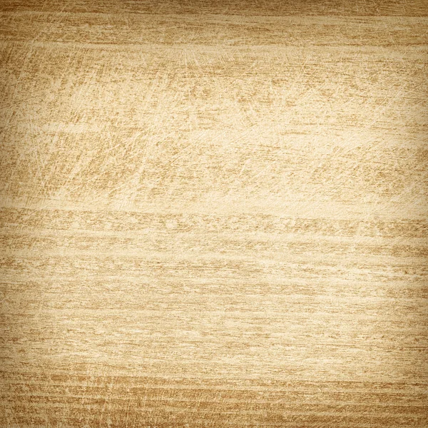 Light scratched square wooden cutting board. — Stock Photo, Image