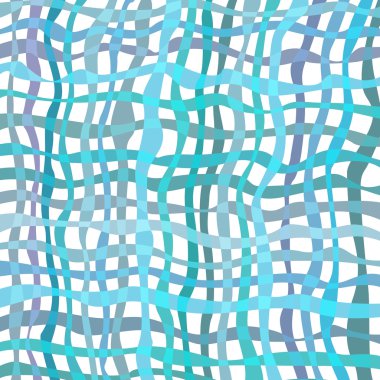 Soyut mavi örgü dalga doku. Vektör arka plan