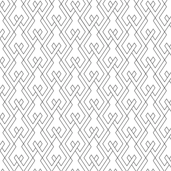 Formas geométricas simétricas fondo textil vectorial blanco y negro. Puede ser utilizado como patrón de mantel de tela . — Archivo Imágenes Vectoriales