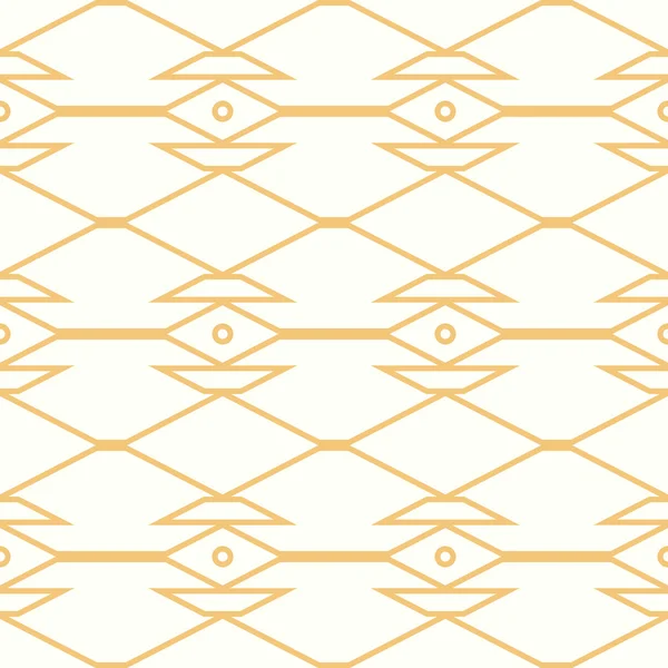 Symmétrique jaune géométrique formes vectorielles toile de fond textile. Peut être utilisé comme motif de tissu . — Image vectorielle