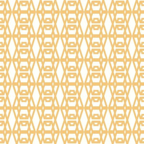 Symmetrical yellow geometric shapes vector textile backdrop. Can be use as fabric pattern. — Stock Vector