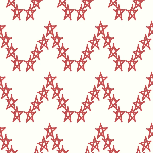 Étoiles rouges vecteur textile toile de fond. Peut être utilisé comme motif de tissu . — Image vectorielle