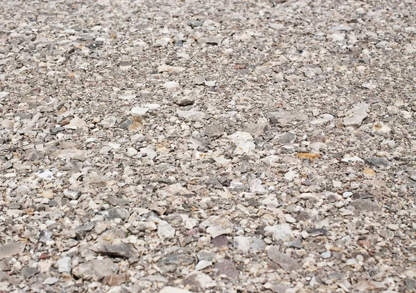 Background of gravel road, gray stone texture — Stock Photo, Image
