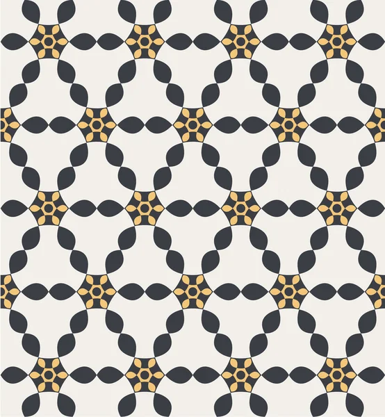 Abstrait symétrique géométrique formes floral vecteur textile toile de fond. Peut être utilisé comme motif de tissu. Illustration vectorielle — Image vectorielle