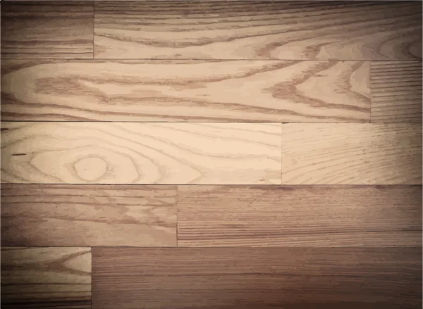 Коричневый паркетный пол, деревянная фактура с деревянными досками. Векторная иллюстрация — стоковый вектор