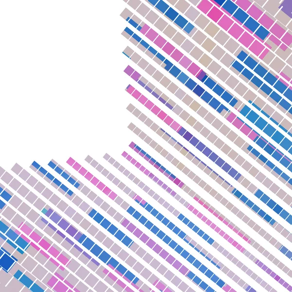 Modello quadrato colorato. Pixel mosaico di sfondo con spazio di copia — Foto Stock