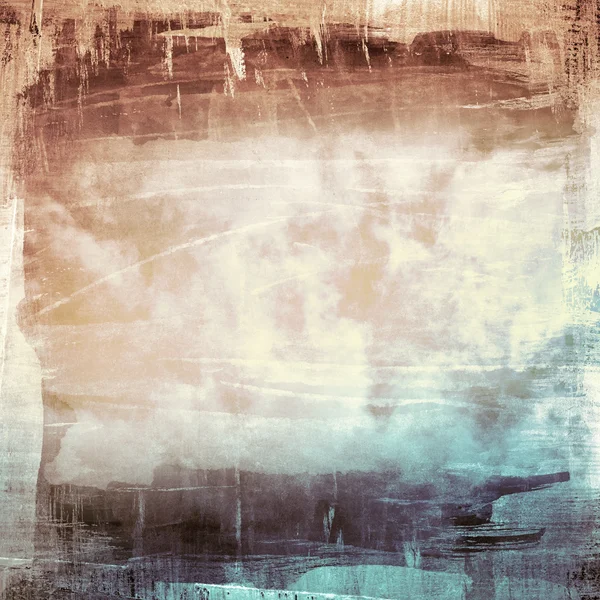 Colorful abstract grunge collage background with cloud — Stock Photo, Image