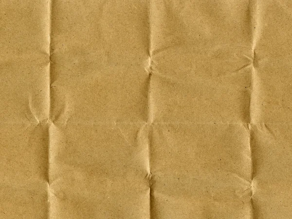 Vecchio accartocciato, riciclata texture di carta marrone . — Foto Stock
