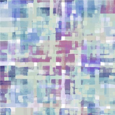 Desen renkli soyut suluboya geometrik şekiller. Vektör arka plan. 