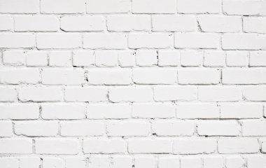 Beyaz tuğla duvar doku ahşap zemin ile