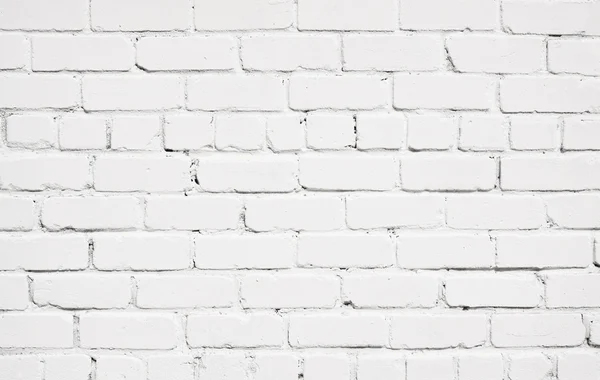 White brick wall texture with wooden floor — Stock Photo, Image