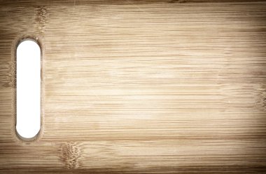 yemek pişirmek için kullanılan Bambu tahta kesme. ahşap doku