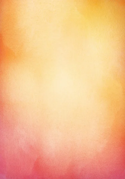 Abstract licht oranje aquarel achtergrond voorjaar, zomer thema met kopie ruimte — Stockfoto