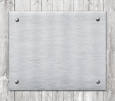 Metal alüminyum plak, isim levhası ahşap duvar plakalar üzerinde bileşimi