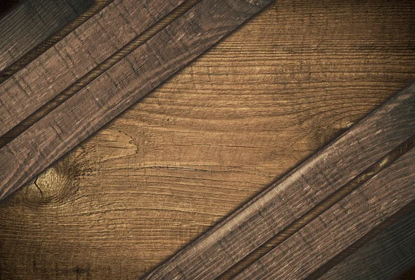 Dark diagonal wooden planks wood board with copy space — Stock Photo, Image