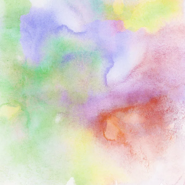 Abstrato colorido luz pintado aguarela salpicos fundo — Fotografia de Stock