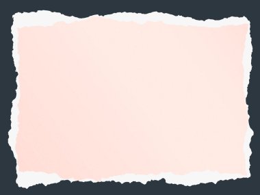 Siyah arka plan üzerine pembe yırtık grenli kağıt