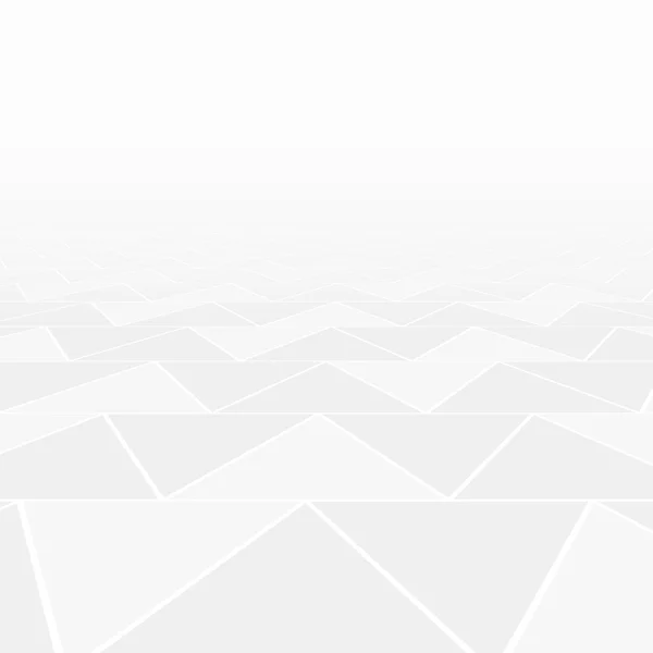 Triángulo abstracto suelo de baldosas con una sala de perspectiva — Vector de stock