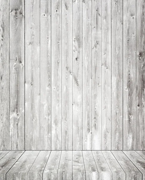 Textura de parede de madeira cinza claro com pinheiro velho, piso de abeto — Fotografia de Stock