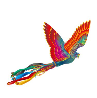 Süslü ruh canavarı. Görüntü: Çin Anka Kuşu