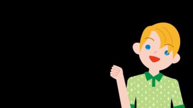 İlkokul çocuğu gülümseme videosuyla konuşuyor. 