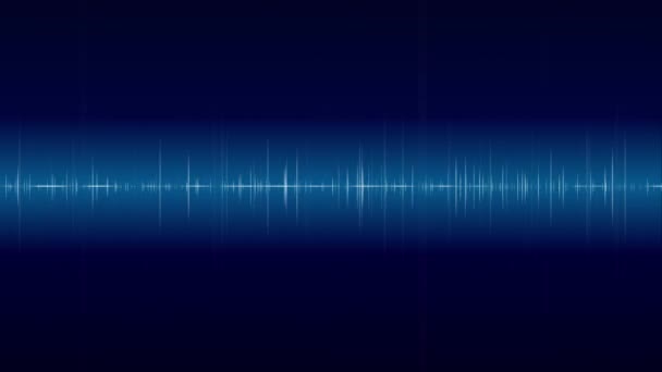 Azul Fundo Vídeo Forma Onda Movimento Enquanto Treme Violentamente — Vídeo de Stock