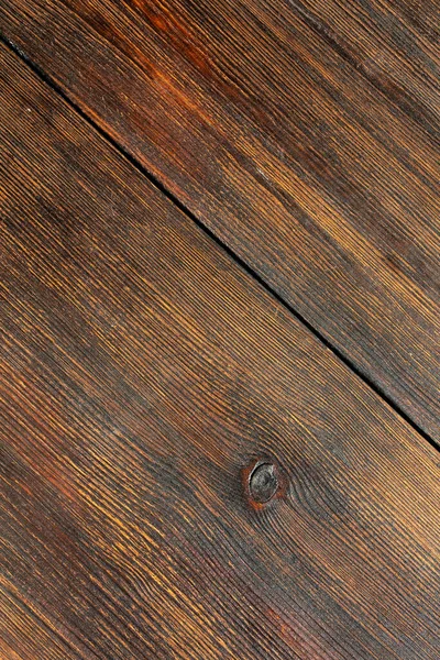 Texture vecchio legno scuro vista dall'alto da vicino — Foto Stock