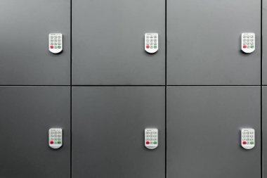 Ofis için şifreli kilitleri olan dolaplar