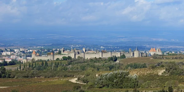 Carcassonne fortified town, France — Stock Photo, Image