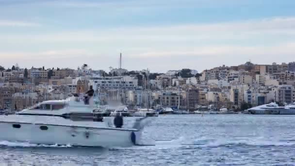 Marina de Valletta, Malta — Vídeo de stock